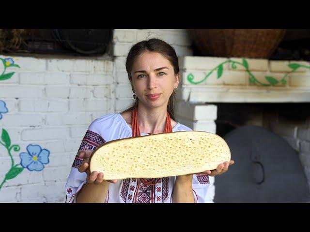 Village Breakfast: Woman fries cheese from mountains. Fried cheese ASMR