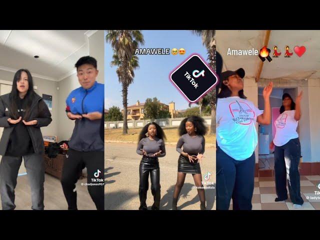 amawele tiktok dance challenge 2024 #viral #amapiano