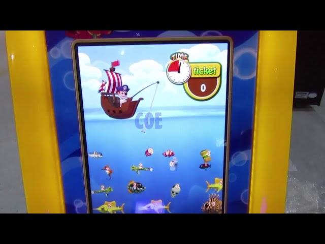 Pirate's Hook Video Fish Arcade Machine 1 player