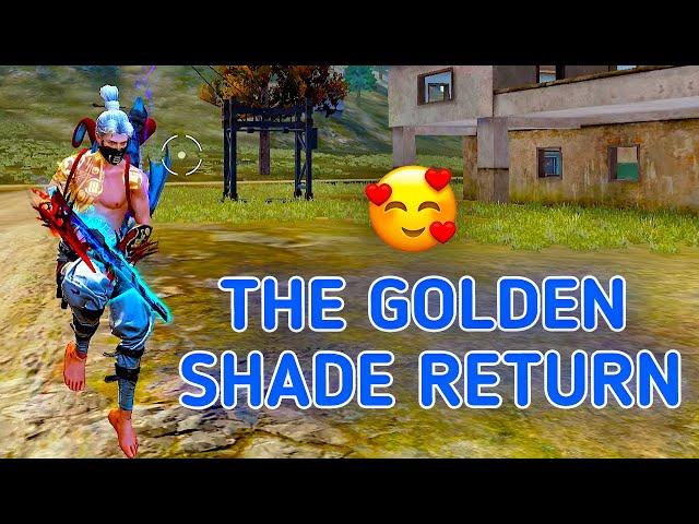 GOLDEN SHADE RETURN !!! || SOLO VS SQUAD || FIRST EVER GAMEPLAY WITH GOLDEN SHADE BUNDLE|| ALPHA FF