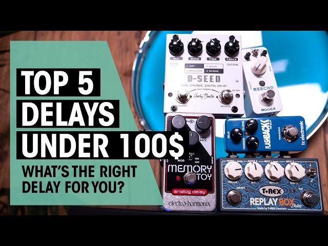 Top 5 Delay Pedals under 100$ | Gear Check | Thomann