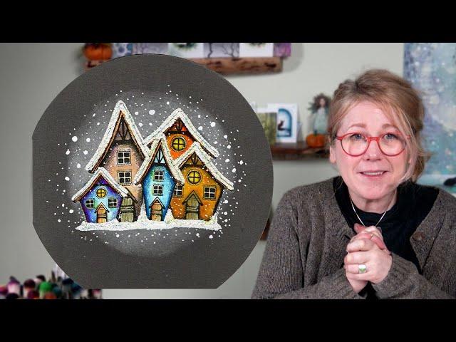 Woodland Cottages by Tracey Dutton - A Lavinia Stamps Tutorial