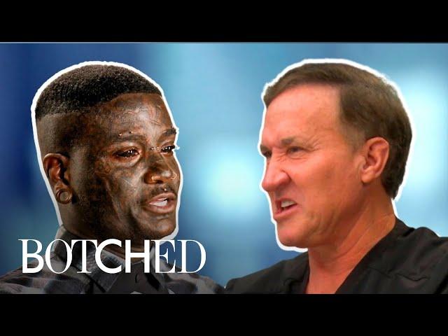 REJECTED By Botched: Keith's Extreme Body Mods Using Tattoo, Scarification & More! | Botched | E!