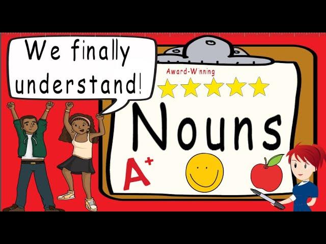 Nouns New | Award Winning Nouns Teaching Video |  Concrete Nouns | Basic Nouns