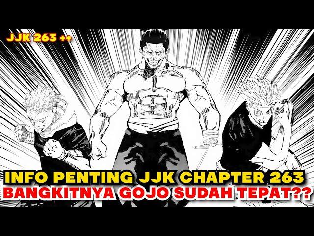 JUJUTSU KAISEN CHAPTER 263 INFO PENTING - YUJI JADI NPC?? APAKAH MEMBANGKITKAN GOJO SUDAH TEPAT??