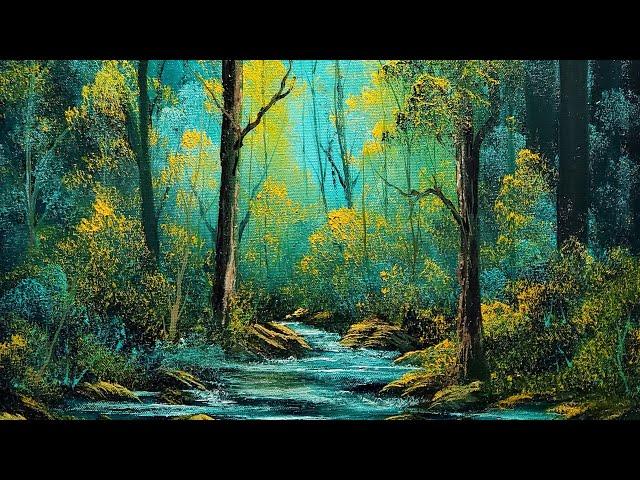 Mystical Woods Oil Painting - You can paint this!