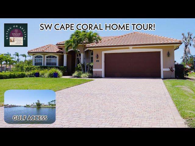 Cape Coral, Florda House Tour Stunning Gulf Access Home for Sale