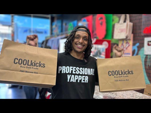 Agent 00 Goes Shopping For Sneakers With CoolKicks