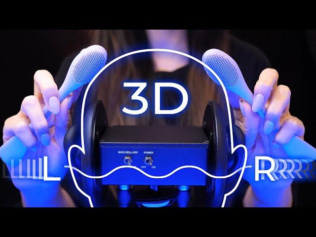 ASMR 3D Brain Penetrating Ear Treatment (No Talking)