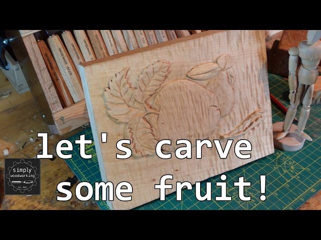 Simply Woodworking - Let's carve an apple and pear