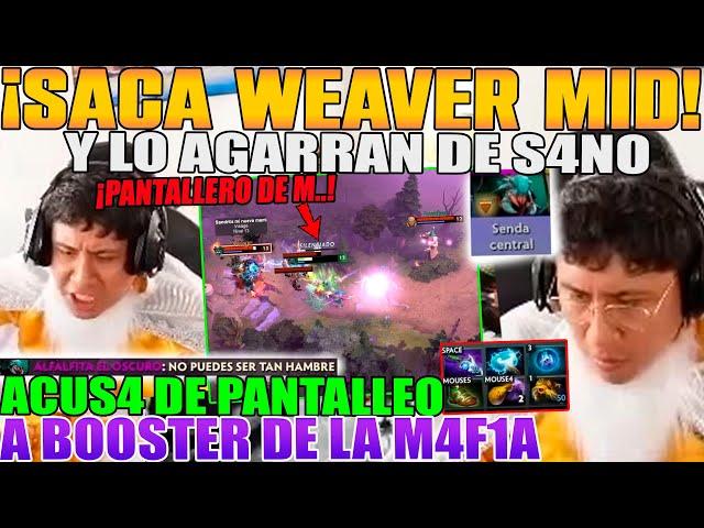 SACA WEAVER MID Y LO AGARRAN DE S4NO!! MACARIUS ACUS4 DE PANTALLERO A BOOSTER DE LA M4F1A DOTA 2