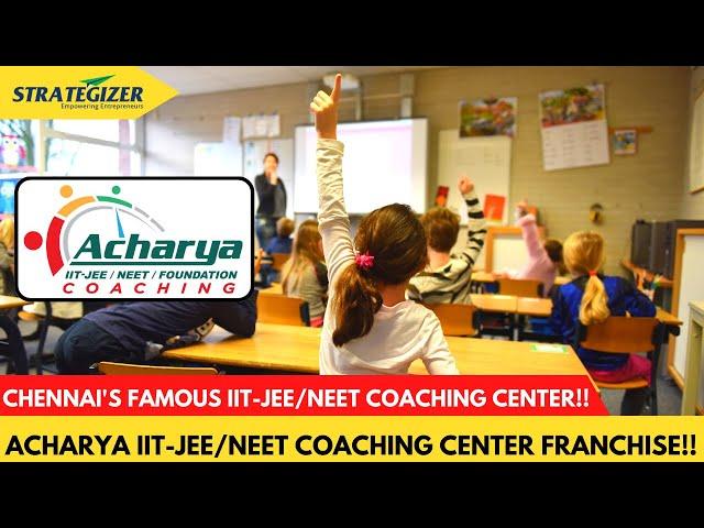 Achariya IIT-JEE/NEET Coaching Centre Franchise Opportunities!! #smallbusiness  #businessideas