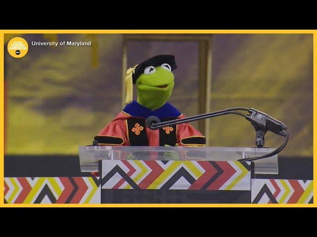 Kermit the Frog gives Maryland commencement speech