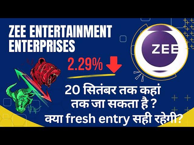 Zee Entertainment Enterprises Ltd share latest news today| ZEEL share news TODAY | THE SHARE SHIKSHA