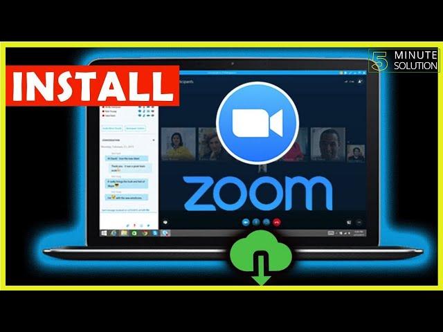 How to install zoom on laptop 2024 | Zoom Setup A to Z