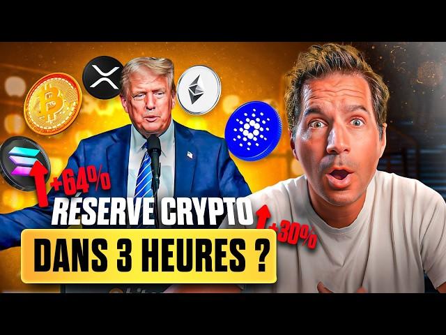  URGENT - Une nouvelle annonce "Crypto" de Donald Trump dès ce Soir?