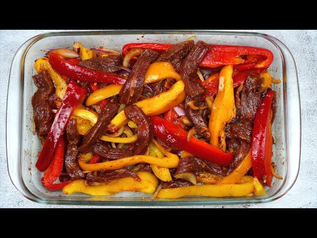 This Beef with Vegetables just drove Me CRAZY! Incredible Dinner Recipe Like in a Restaurant!