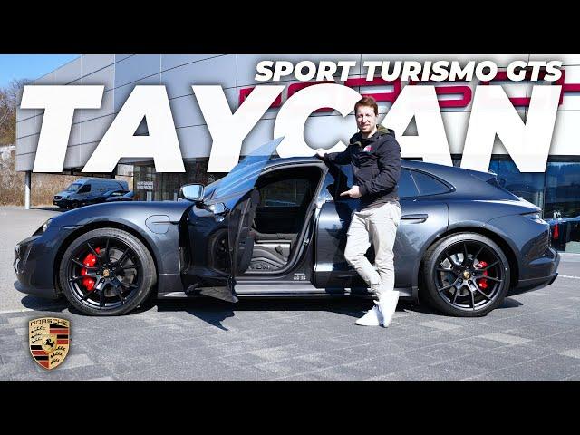 New Porsche Taycan Sport Turismo GTS 2022 Review | 4K