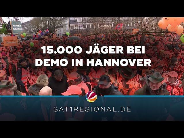 15.000 Jäger demonstrieren gegen geplante Gesetzesänderung