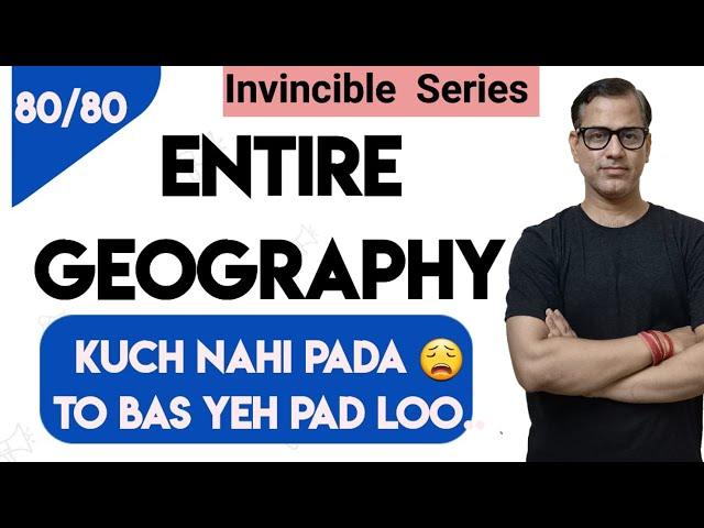 Entire Geography One Shot | Geography ICSE Class 10 | @sirtarunrupani