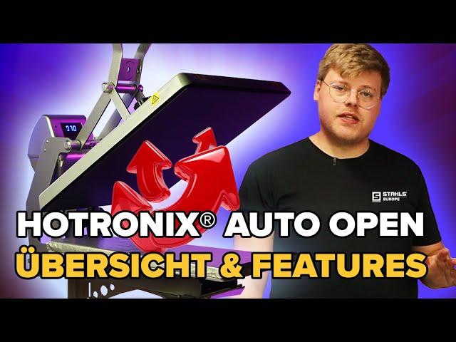 Hotronix® Auto Open Clam - Die nutzerfreundlichste Heizpresse mit automatischer Öffnung