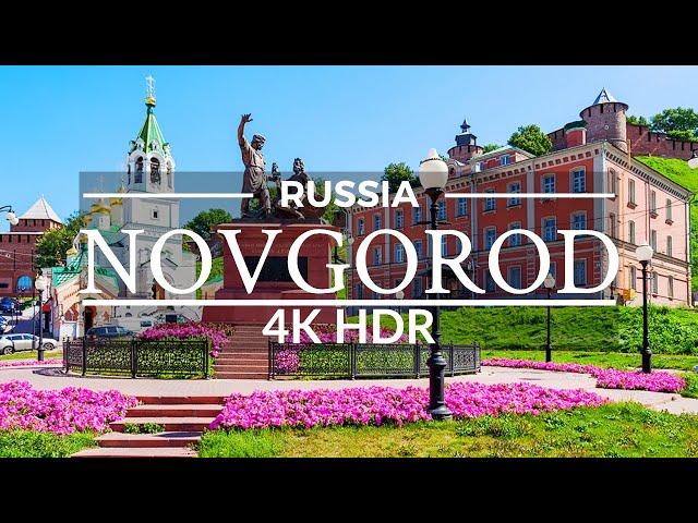 Novgorod, Russia  - by drone in 4K HDR (60fps)