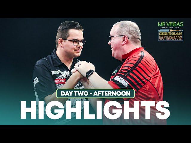 FIRST PLAYERS THROUGH! Day Two Afternoon Highlights - 2024 Grand Slam of Darts