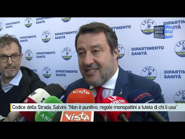 Codice della Strada, Salvini: “Non è punitivo, regole monopattini a tutela di chi li usa”