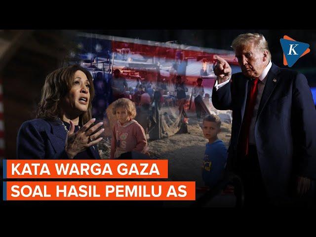 Warga Gaza Skeptis Hasil Pemilu AS Bakal Akhiri Perang Israel-Hamas