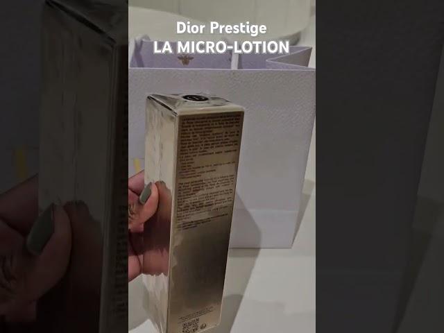 Dior Prestige La micro lotion| De rose perfect for skin # Dior#skincareroutine #skincare #trending