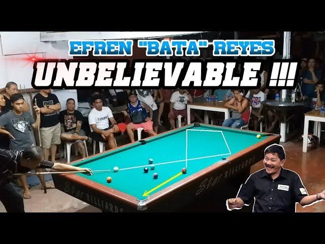 Efren "Bata" Reyes (Show of Magical Skills April 2019)