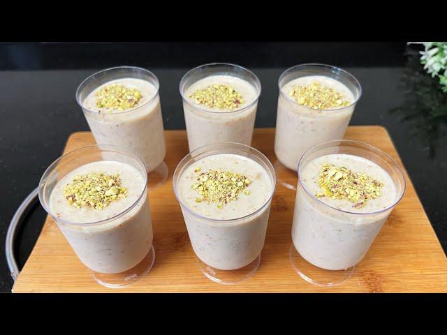 Only 2 Ingredient! No-Sugar ! Healthy dessert in just 5 Minutes! Ramadan Dessert 2023