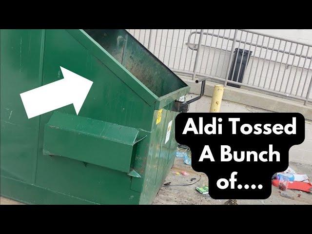 Dumpster Diving at Aldi + MY FAVORITE PLACE