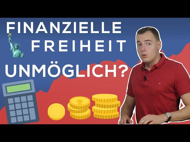 Finanzielle Freiheit durch ETF + Aktien-Sparen? Wird schwer!