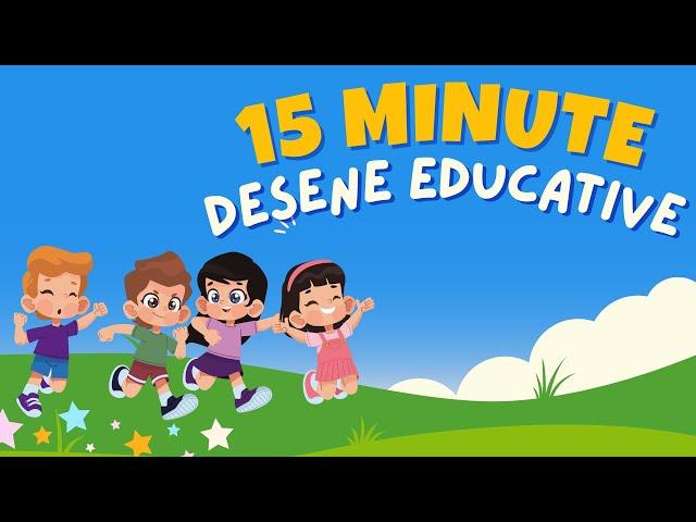 15 Minute Desene Animate Educative: Corp, Planete, Animale, Culori