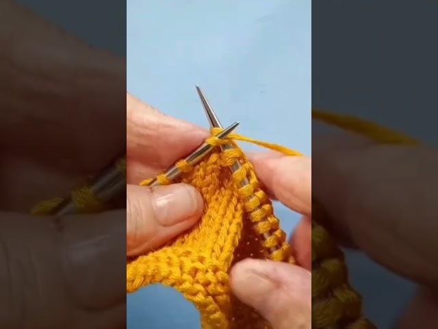 Center Double Decrease #knitting