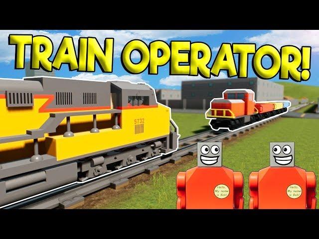 LEGO CITY TRAIN SIMULATOR CRASHES! - Brick Rigs Roleplay Gameplay - Lego Train Crashes