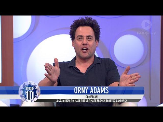 Orny Adams Shares Where He Gets His Material From, Talks Australia & More | Studio 10