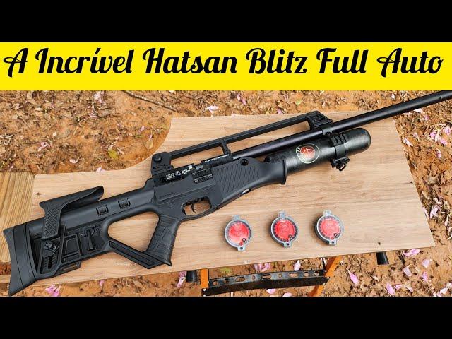 CARABINA PCP HATSAN BLITZ FULL AUTO - UMA REVOLUÇÃO NO MUNDO DAS ARMAS DE PRESSÃO