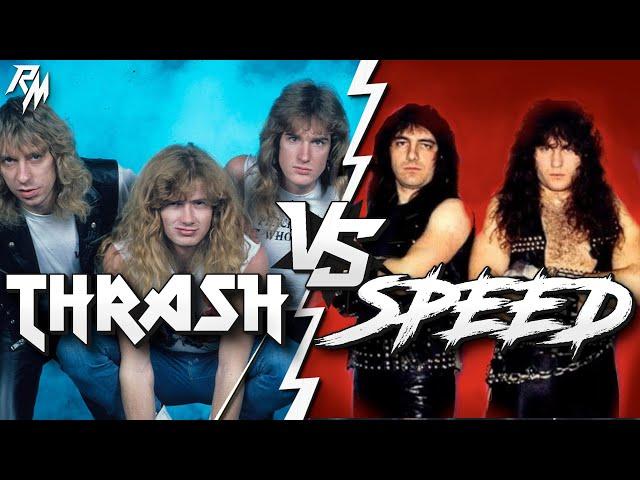 WHAT IS THE DIFFERENCE BETWEEN THRASH AND SPEED METAL? (Genre differences)