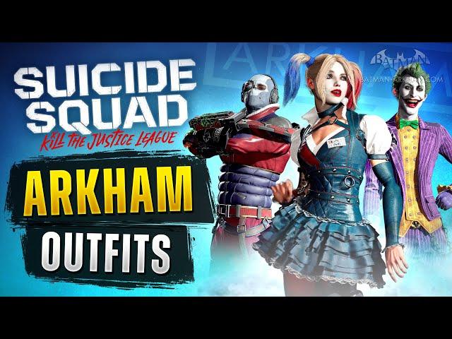 Suicide Squad - Batman Arkham Skins