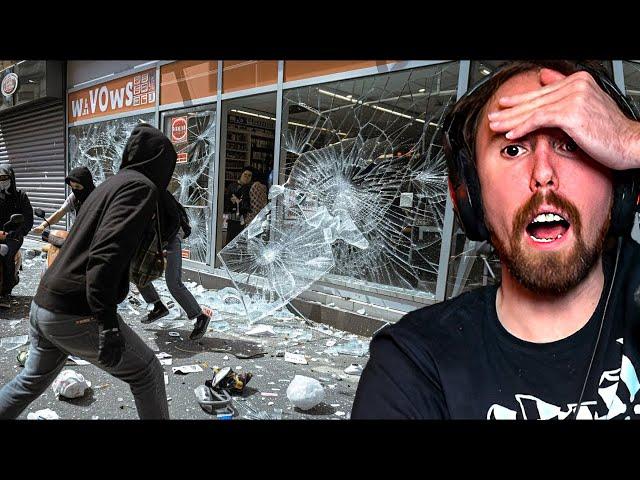 It Begins… NYC Thieves Start Raiding Restaurants | Asmongold Reacts