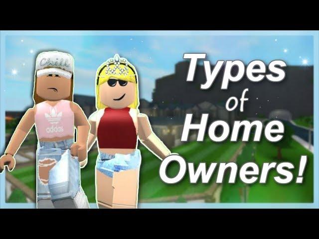 Types of HOMEOWNERS in BLOXBURG! | ROBLOX Welcome to Bloxburg | Faeglow