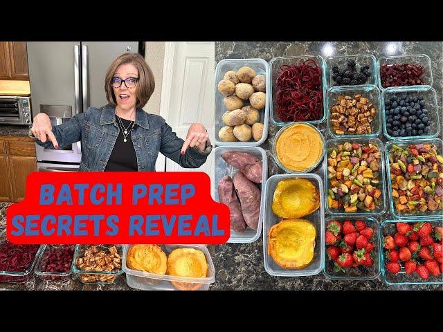 Tami's EXPERT Sunday Morning Whole Food Plant Based Batch Prep Secrets