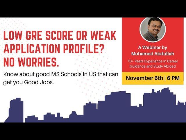 Know how to get Great Jobs Post MS in US even with Average Student Profile - Free Webinar