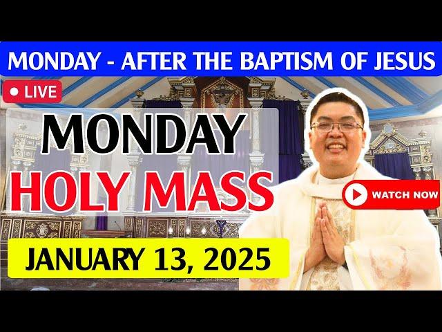 MONDAY FILIPINO LIVE MASS TODAY II JANUARY 13, 2025 II FR. JOWEL JOMARSUS GATUS