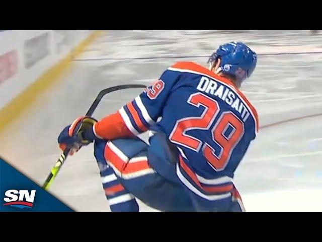 Leon Draisaitl Wires Home Signature Sharp-Angle Power-Play Goal