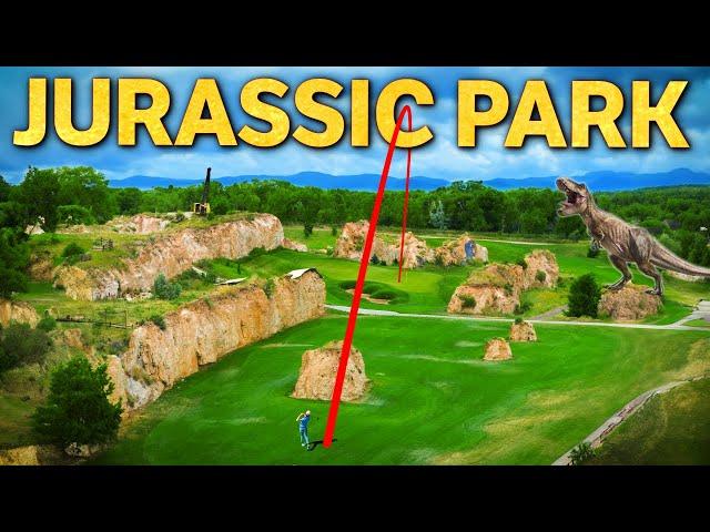 This Pre-Historic Golf Course was CRAZY!!!