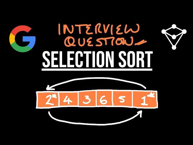Selection Sort - Coding Interview Question - JavaScript