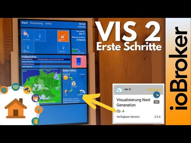 ioBroker Visualisierung - VIS 2 - Die ersten Schritte | verdrahtet.info [4K]